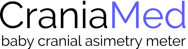 Logotipo de CraniaMed: la palabra craniamed. Crania en negro y Med en morado